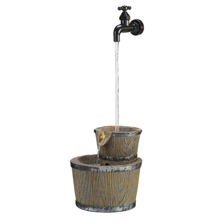 Donglin Furniture Tabletop Water Fountain With LED Light, 59 OFF